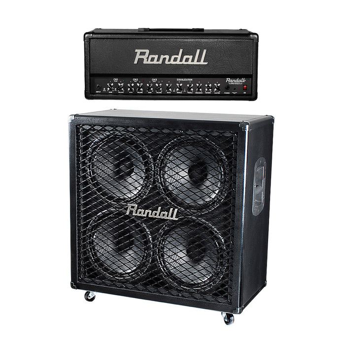 Randall RG Series RG1503H Guitar Amplifier Head with 412SE Stack Cabinet - Music Bliss Malaysia