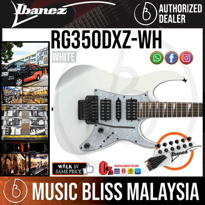 Ibanez RG350DXZ Standard - White | Music Bliss Malaysia