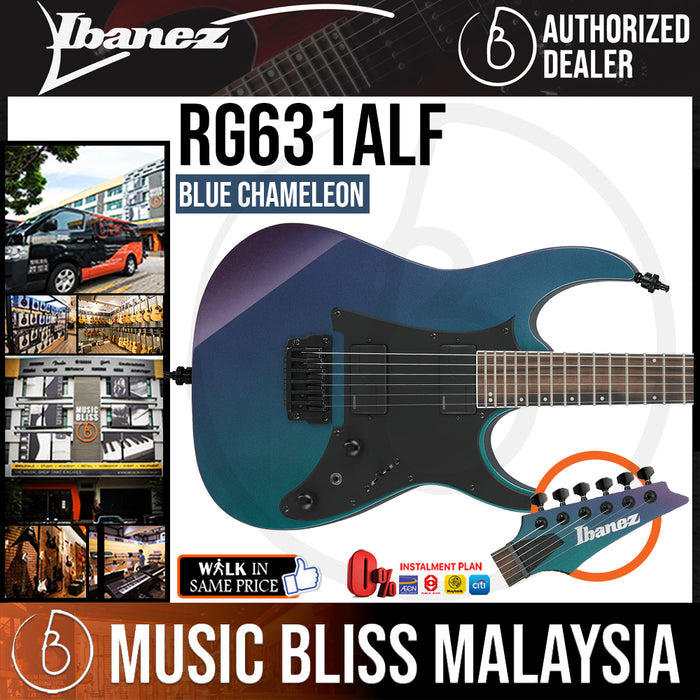 *New 2021* Ibanez Axion Label RG631ALF Electric Guitar - Blue Chameleon (RG631ALF-BCM) - Music Bliss Malaysia