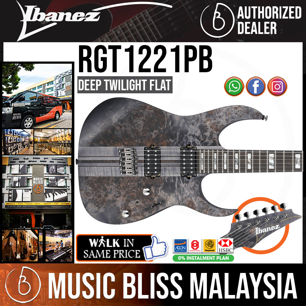 Twilight　RGT1221PB　Malaysia　Ibanez　Guitar　Deep　Flat　Premium　Bliss　Electric　Music