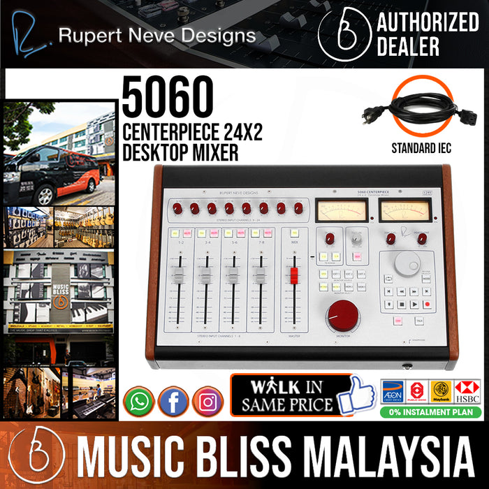 Rupert Neve Designs 5060 Centerpiece 24x2 Desktop Mixer - Music Bliss Malaysia