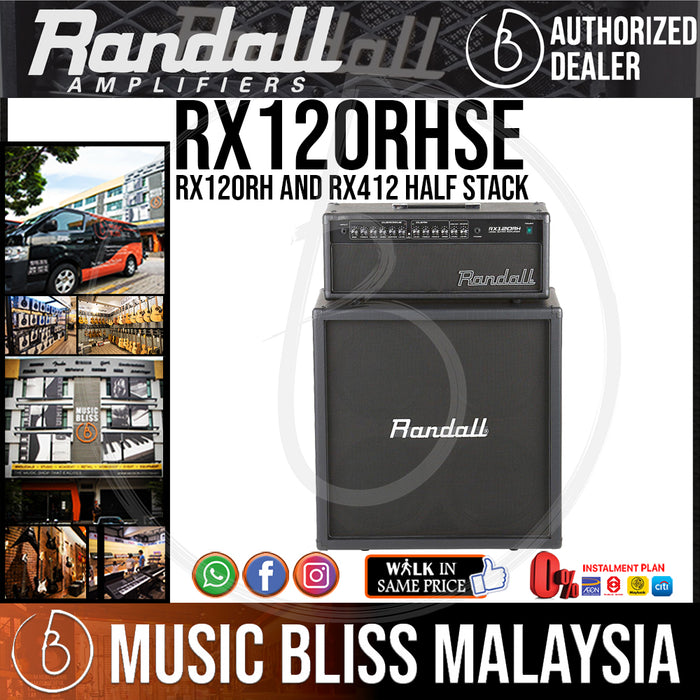 Randall RX120RH and RX412 Half Stack (RX120RHSE) - Music Bliss Malaysia