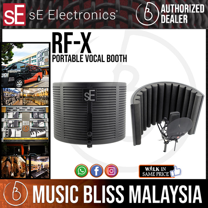 SE Electronics Reflexion Filter X Portable Vocal Booth - Music Bliss Malaysia
