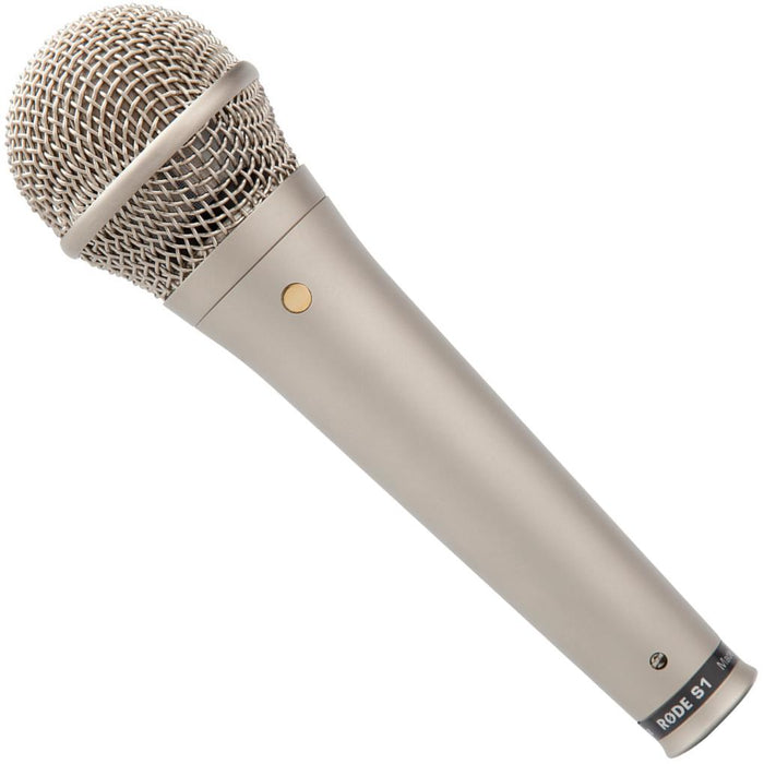 Rode S1 Supercardioid Condenser Handheld Vocal Microphone - Satin Nickel *Everyday Low Prices Promotion* - Music Bliss Malaysia