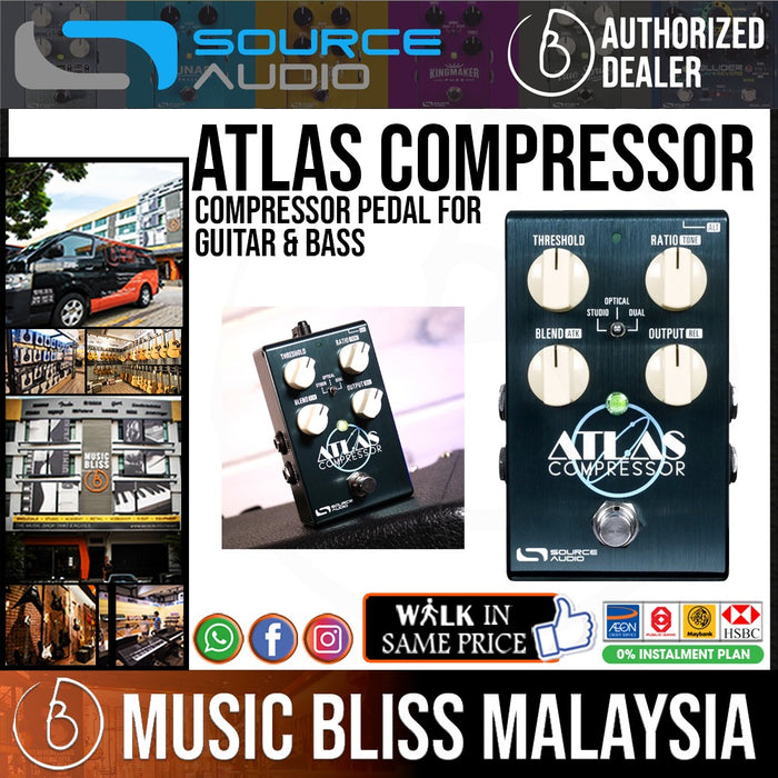 Source Audio Atlas Compressor Pedal - Music Bliss Malaysia