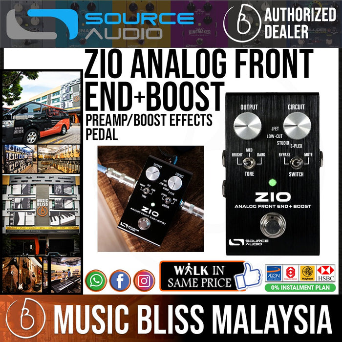 Source Audio Zio Analog Front End + Boost Pedal - Music Bliss Malaysia