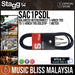 Stagg SAC1PSDL Balanced Interconnect 1/4inch TRS to 1/4inch TRS Goldtip - 1 Meter - Music Bliss Malaysia