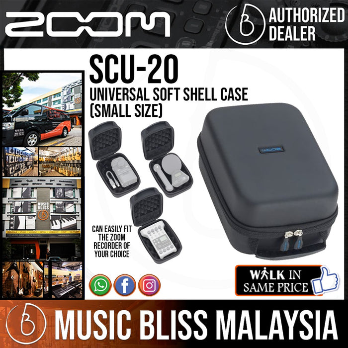 Zoom SCU-20 Universal Soft Shell Case (Small) - Music Bliss Malaysia
