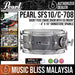 Pearl SFS10/C Short Fuse Snare Drum with ISS Mount - 4" x 10" Grindstone Sparkle (SFS10C) - Music Bliss Malaysia