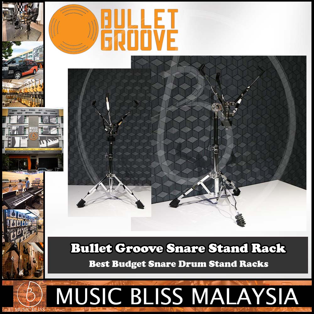 Bullet Groove Drum and Snare Stand Rack, Drum Snare Stands, Percussion