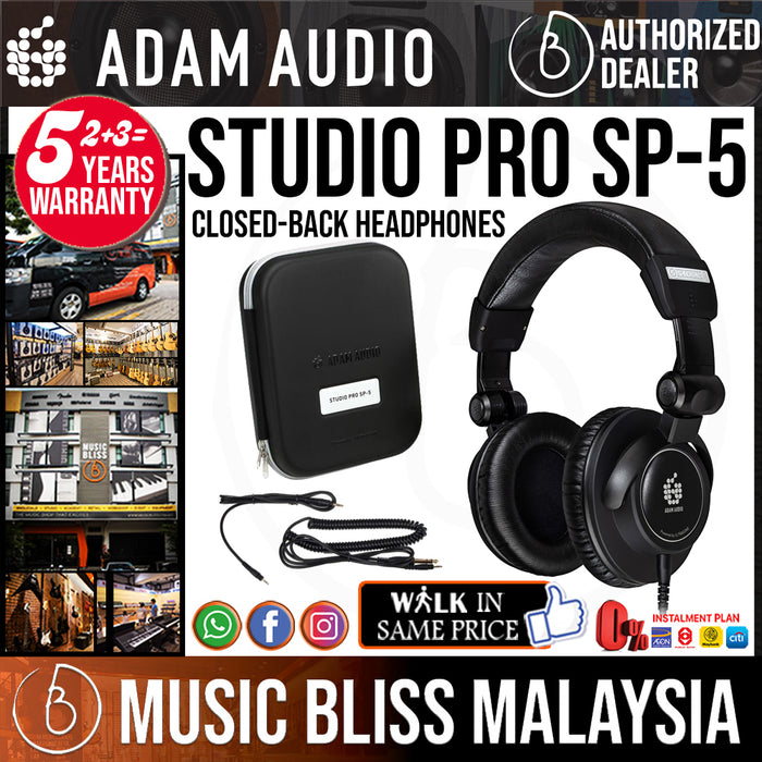 ADAM Audio Studio Pro SP-5 Closed-back Headphones - Music Bliss Malaysia