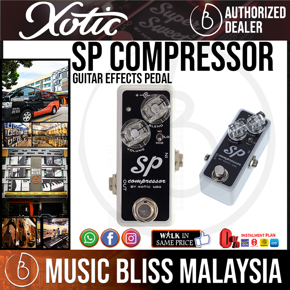 Xotic SP Compressor Guitar Effects Pedal | Music Bliss Malaysia