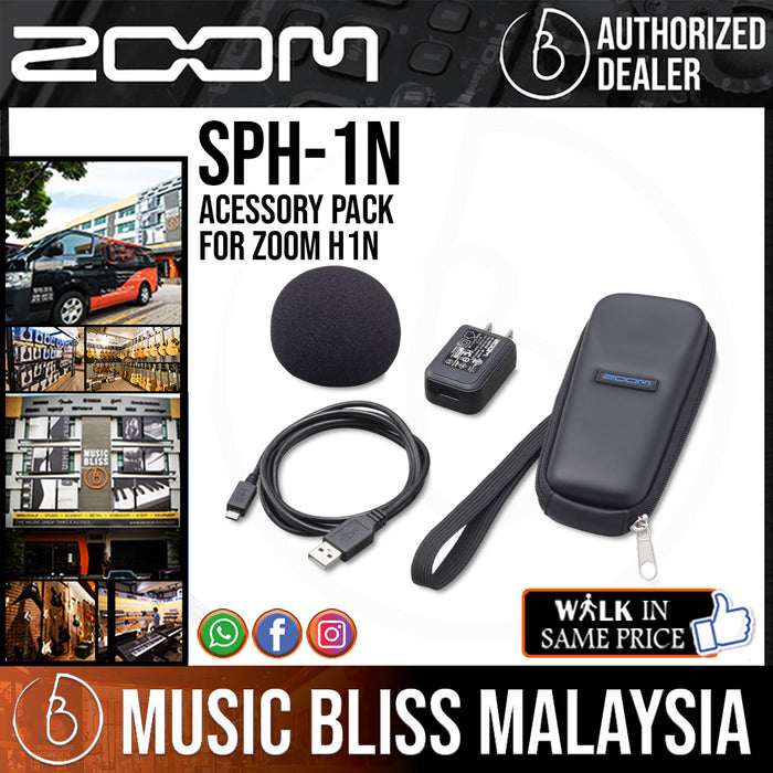 Zoom SPH-1n Acessory Pack For Zoom H1n - Music Bliss Malaysia