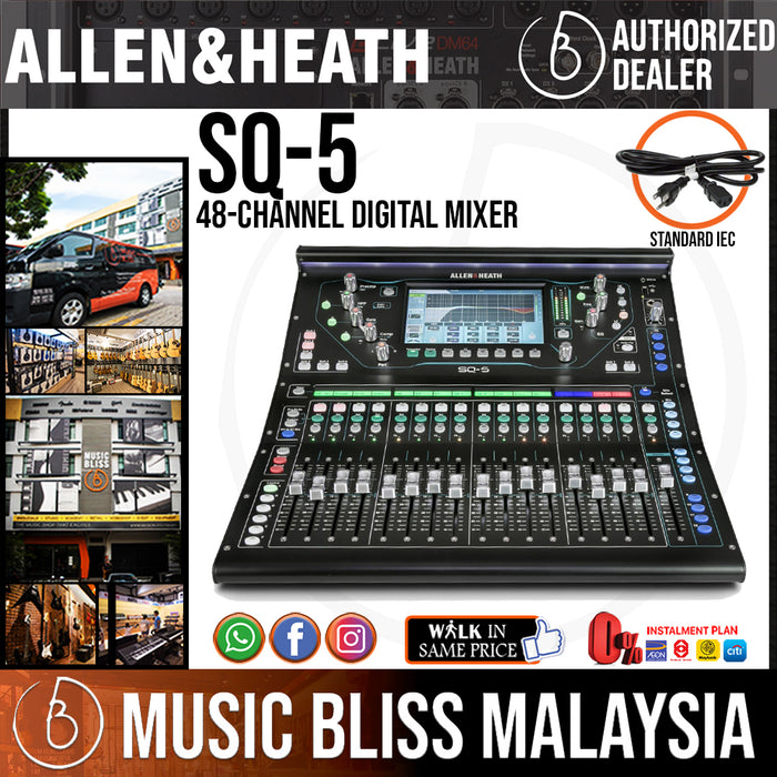 Allen & Heath SQ-5 Digital Mixer (SQ5) - Music Bliss Malaysia