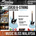 Sterling SR30 6-String Electric Guitar - Daphne Blue (SR-30) - Music Bliss Malaysia
