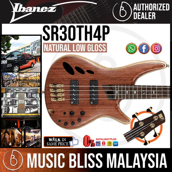 Ibanez SR30TH4P 30th Anniversary - Natural Low Gloss (SR30TH4P-NTL) - Music Bliss Malaysia
