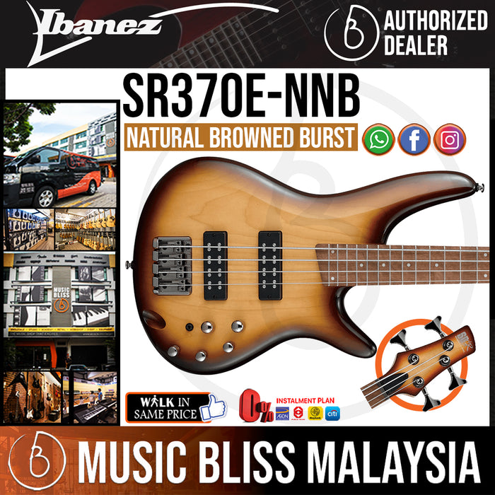Ibanez Standard SR370E - Natural Browned Burst (SR370E-NNB) *MCO Promotion* - Music Bliss Malaysia