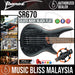 Ibanez SR670 - Silver Wave Black Flat (SR670-SKF) - Music Bliss Malaysia