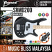 Ibanez Mezzo SRMD200 Bass Guitar - Black Flat - Music Bliss Malaysia