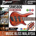 Ibanez Bass Workshop SRMS806 Multi-scale Bass Guitar - Brown Topaz Burst - Music Bliss Malaysia