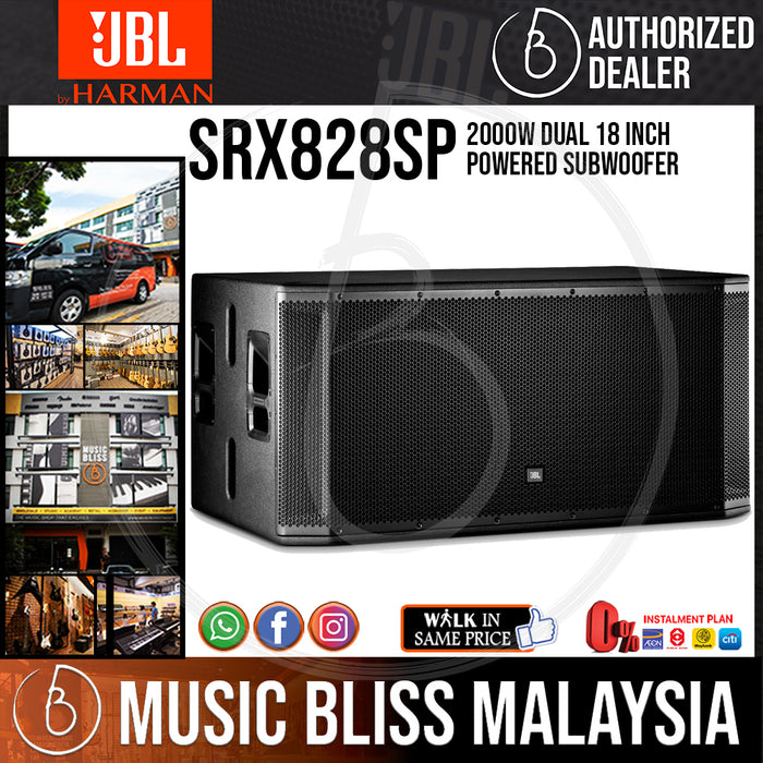 JBL SRX828SP 2000W Dual 18 inch Powered Subwoofer (SRX-828SP/SRX 828SP) - Music Bliss Malaysia