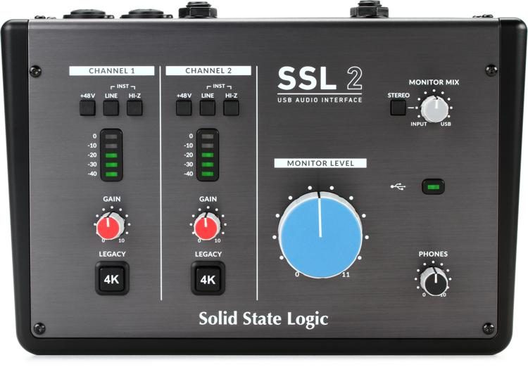 Solid State Logic SSL2 USB Audio Interface with Legendary 4K Legacy Mode (SSL 2 / SSL-2) *Crazy Sales Promotion* - Music Bliss Malaysia