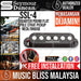 Seymour Duncan SSL-4 Quarter Pound Flat Pole Strat Pickup - Neck/Bridge (SSL4) (Free In-Store Installation) - Music Bliss Malaysia