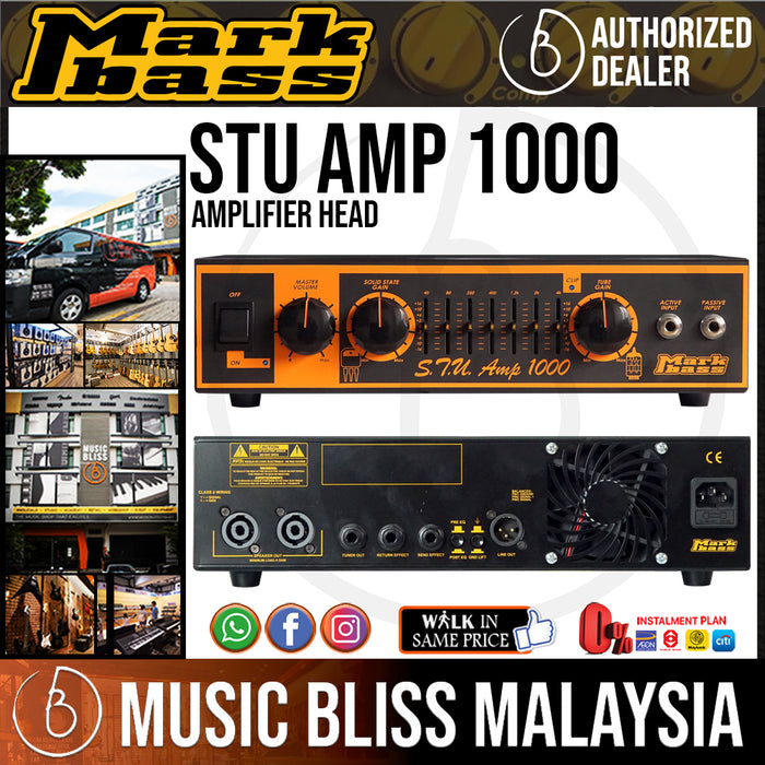 Markbass STU AMP 1000 Amplifier Head - Music Bliss Malaysia