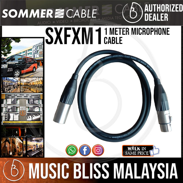 Sommer Stage 22 1 Meter Microphone Cable [3 Feet] (SXFXM1) - Music Bliss Malaysia