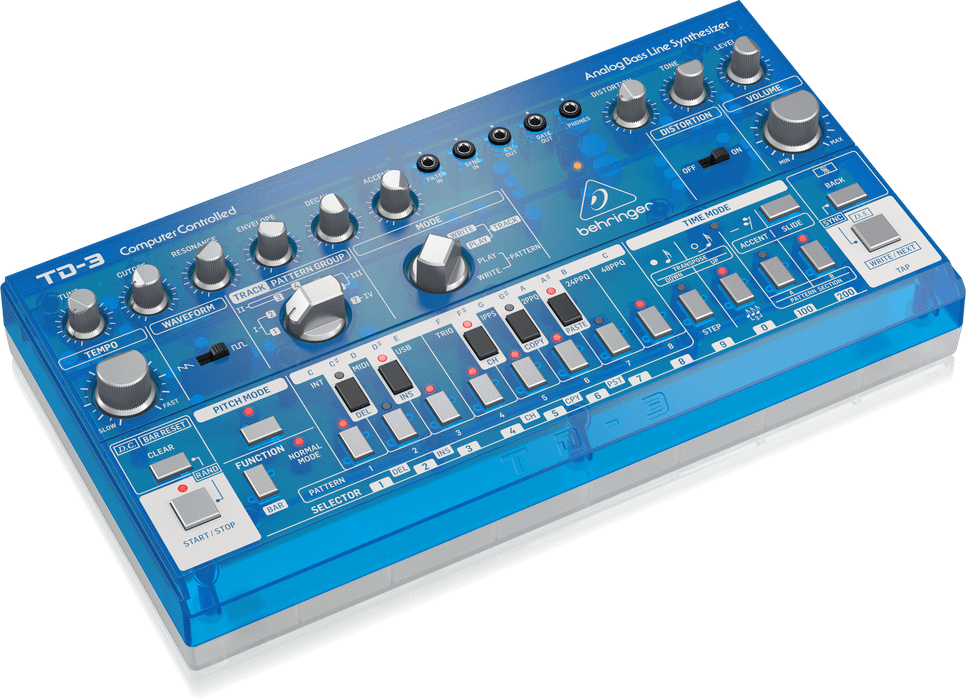 Behringer TD-3-BB Analog Bass Line Synthesizer - Baby Blue (TD-3 / TD3) - Music Bliss Malaysia