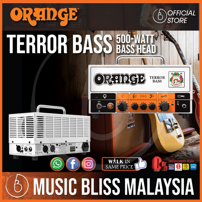 Orange Terror Bass 500-watt Bass Head - Music Bliss Malaysia