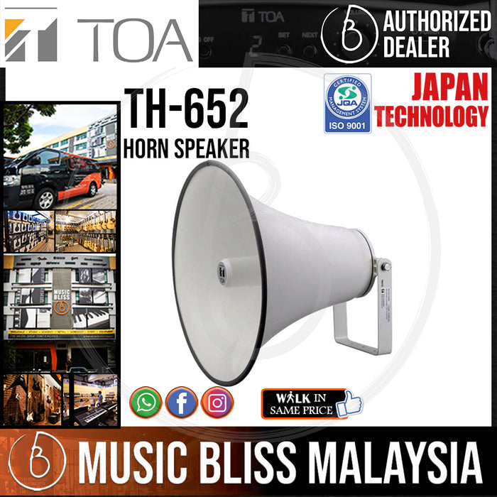 TOA Horn Speaker TH-652 (TH652) *Everyday Low Prices Promotion* - Music Bliss Malaysia