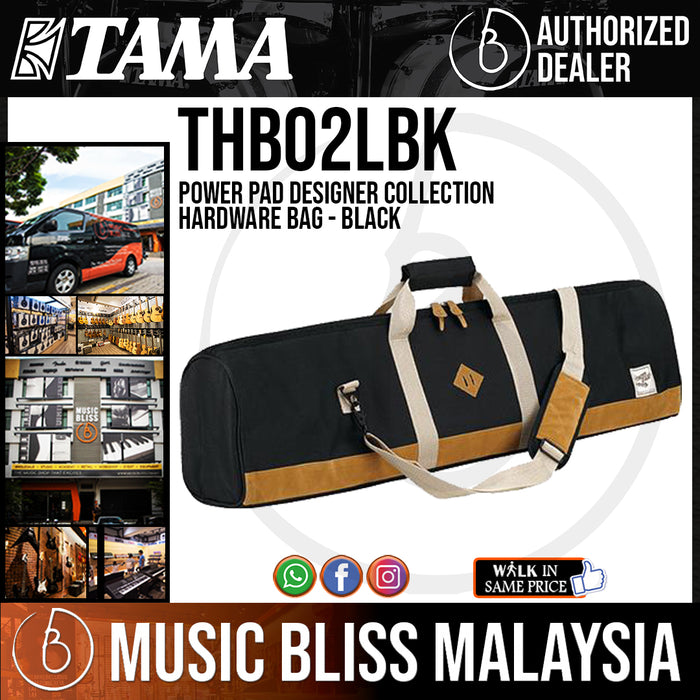 Tama THB02LBK Power Pad Designer Collection Hardware Bag - Black (THB02L) - Music Bliss Malaysia