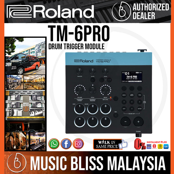 Roland TM-6 Pro Drum Trigger Module (TM6Pro) - Music Bliss Malaysia