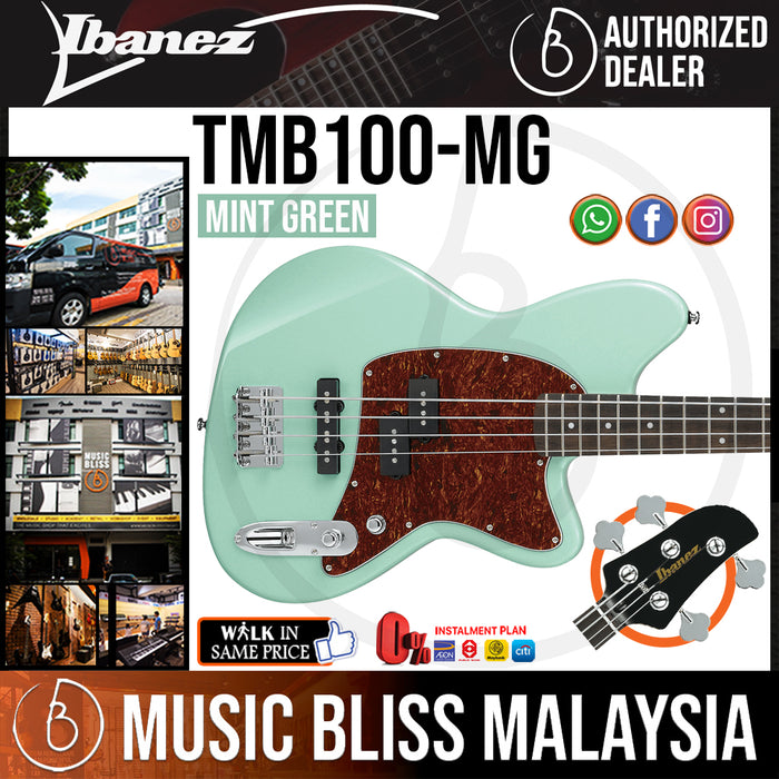 Ibanez TMB100 Talman Bass - Mint Green (TMB100-MG) *Price Match Promotion* - Music Bliss Malaysia