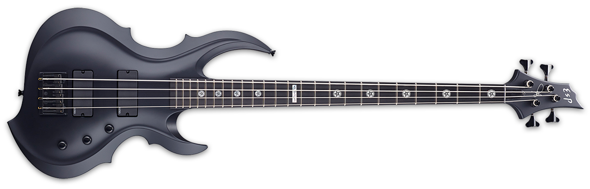 ESP Tom Araya FRX Signature Electric Guitar - Black Satin - Music Bliss Malaysia