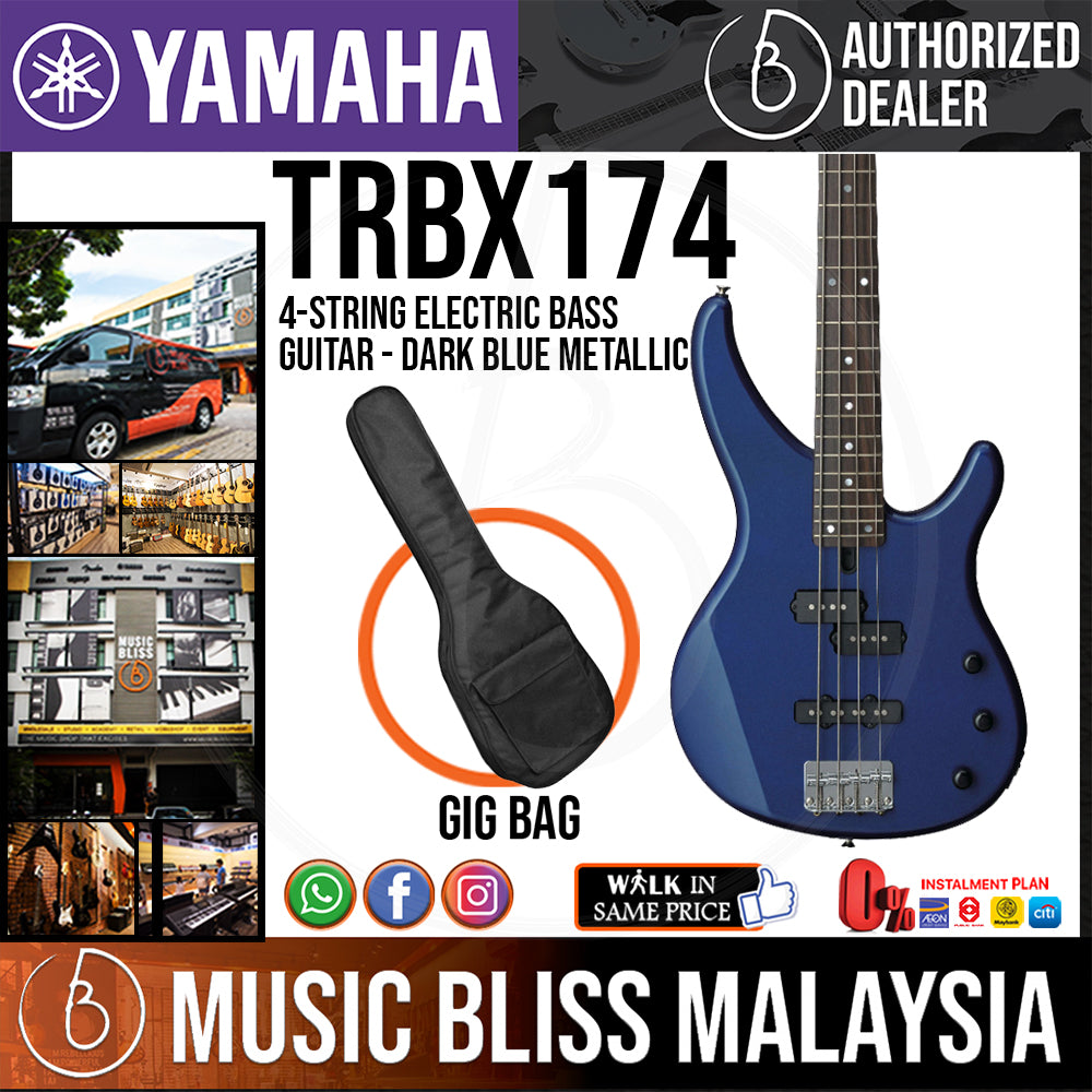 Yamaha trbx174 electric bass stores top