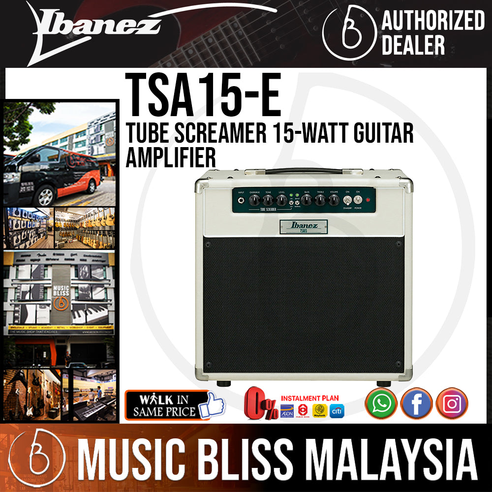 Ibanez TSA15 Tube Screamer 15 Watt Guitar Amplifier Music Bliss