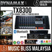 Dynamax TX8300 8-Channel 300W x 2 Powered Mixer With USB / Bluetooth / 32-Bit DSP / 48V Phantom Power - Music Bliss Malaysia