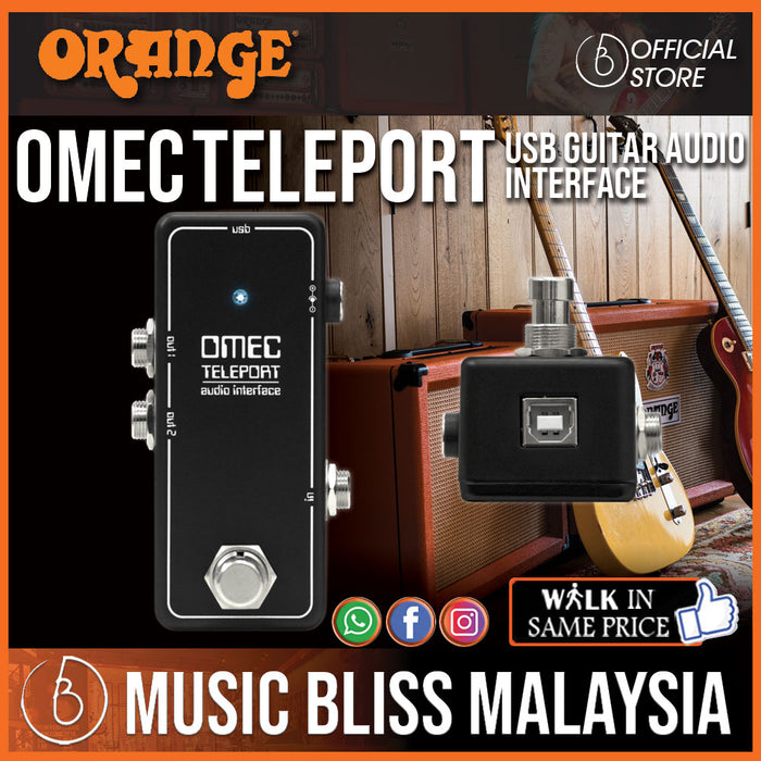 Orange OMEC Teleport Guitar Audio Interface - Music Bliss Malaysia