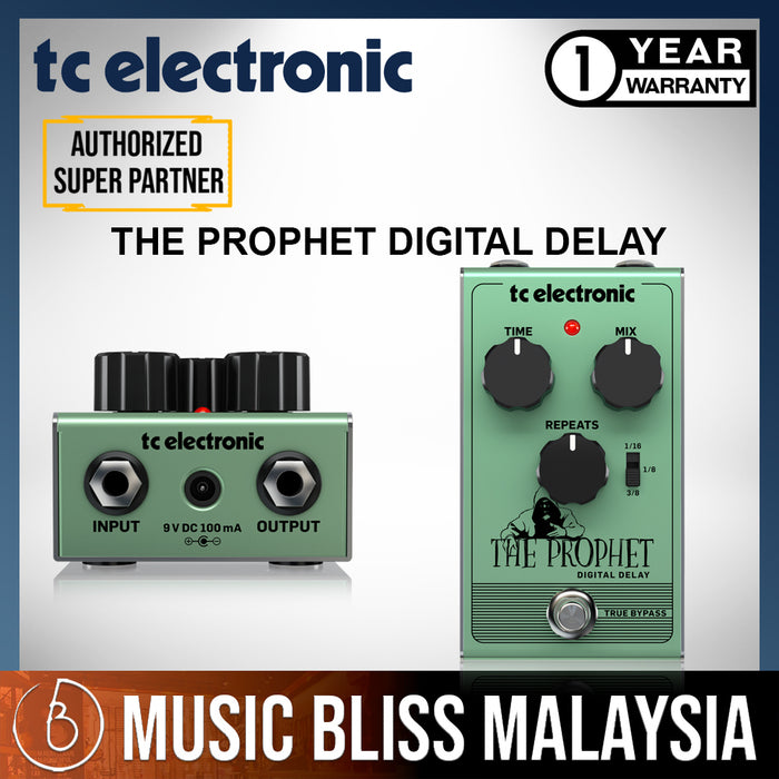 TC Electronic The Prophet Digital Delay Guitar Effects Pedal *Crazy Sales Promotion* - Music Bliss Malaysia