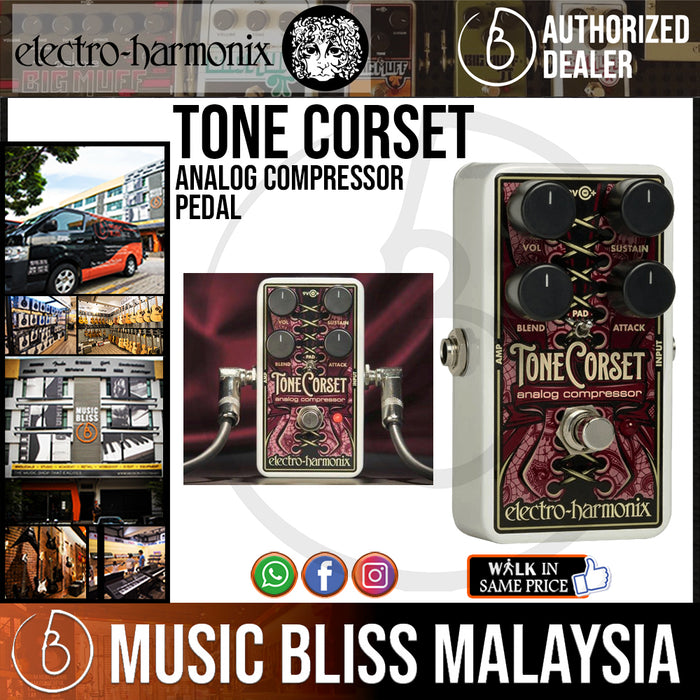 Electro Harmonix Tone Corset Analog Compressor Pedal (Electro-Harmonix / EHX) *Crazy Sales Promotion* - Music Bliss Malaysia