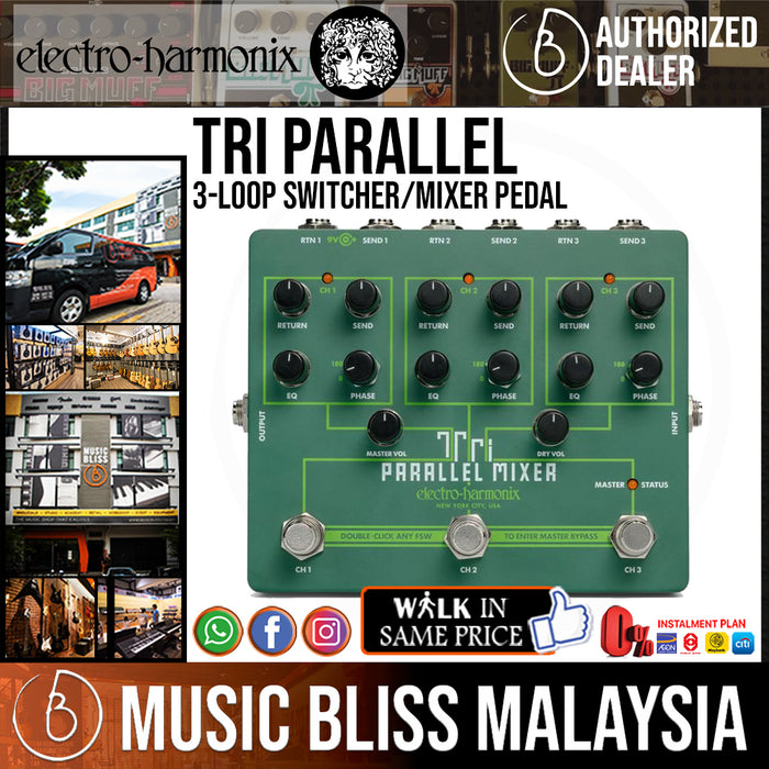 Electro Harmonix Tri Parallel Mixer (Electro-Harmonix / EHX) - Music Bliss Malaysia