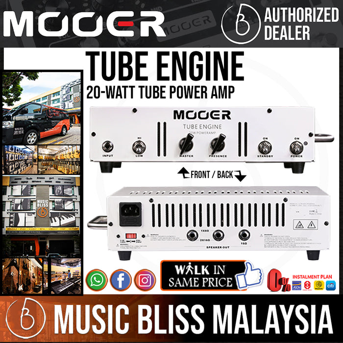 Mooer Tube Engine 20 watt Tube Power Amp Music Bliss Malaysia
