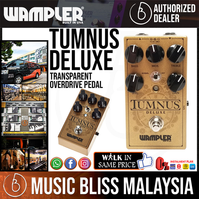Wampler Tumnus Deluxe Transparent Overdrive Pedal - Music Bliss Malaysia