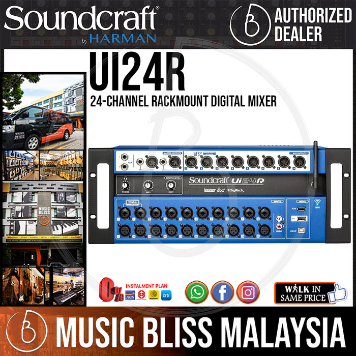 Soundcraft Ui24R Remote-controlled Digital Mixer (Ui 24R) - Music Bliss Malaysia