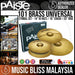 Paiste 101 Brass Universal Cymbal Set - 14"/16"/20" (14" Hi-Hat / 16" Crash / 20" Ride) - Music Bliss Malaysia