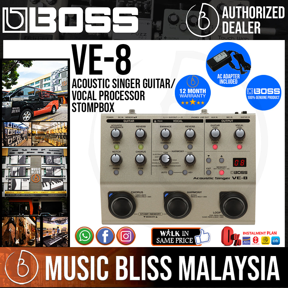 Boss Acoustic Guitar Effects Pedals