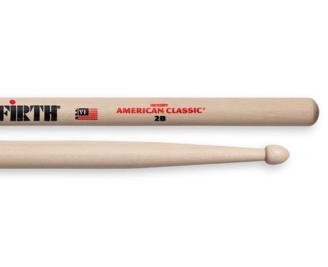 Vic Firth American Classic Drumsticks - 2B - Wood Tip - Music Bliss Malaysia