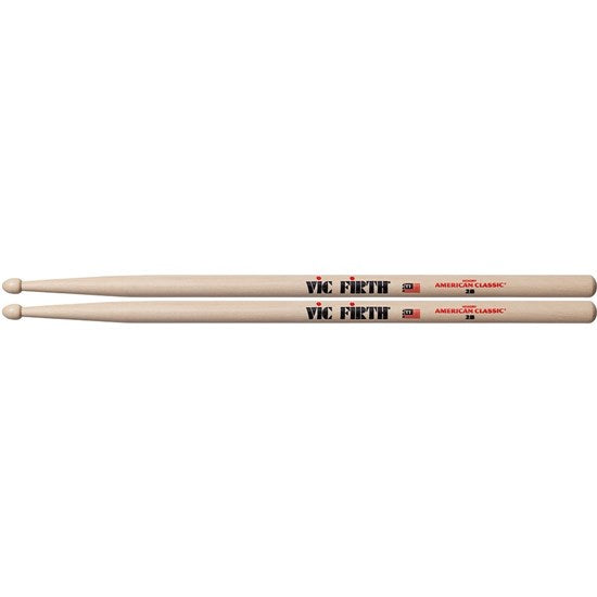 Vic Firth American Classic Drumsticks - 2B - Wood Tip - Music Bliss Malaysia